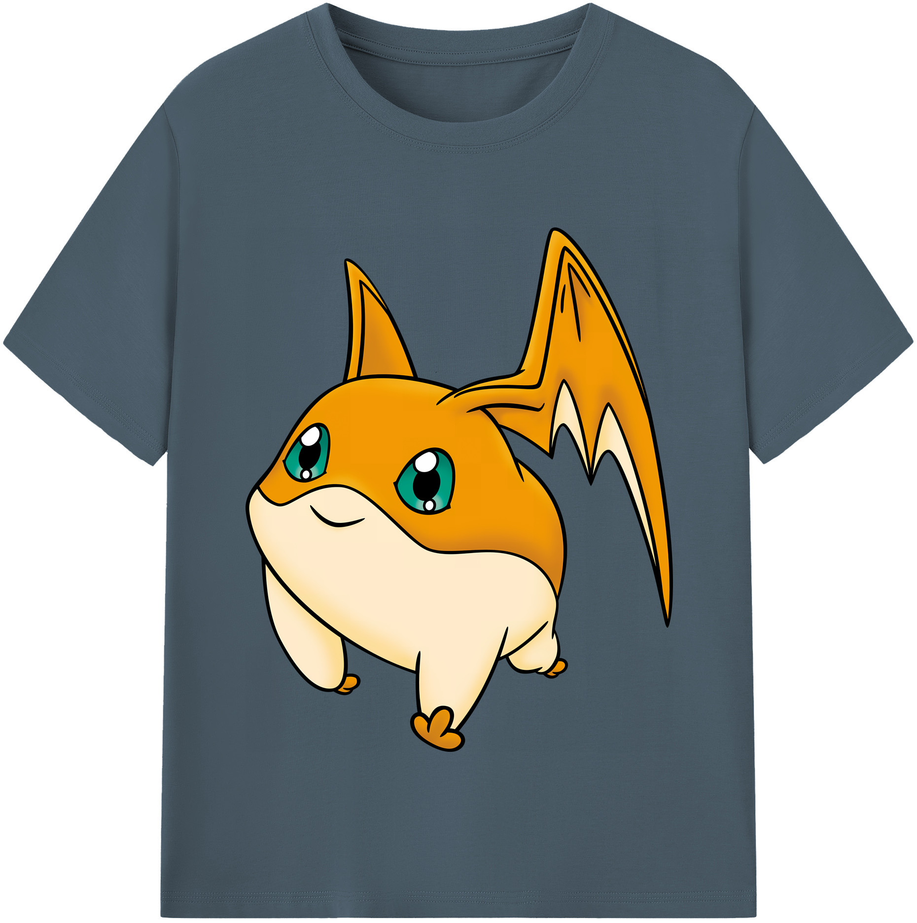 （画像用） Digimon デジタルモンスター/デジモン 綿100％半袖Tシャツ（フロントプリント）